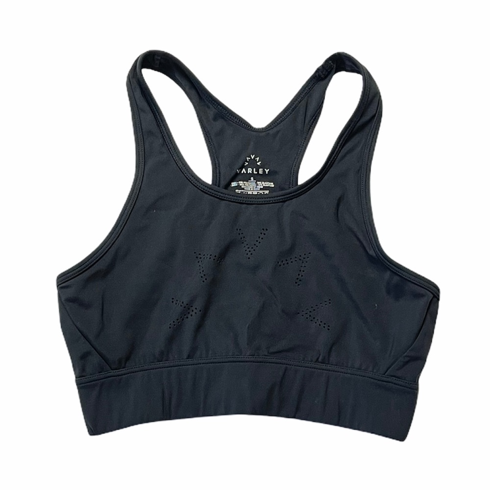 Varley | Black Berkley Racerback Sports Bra S